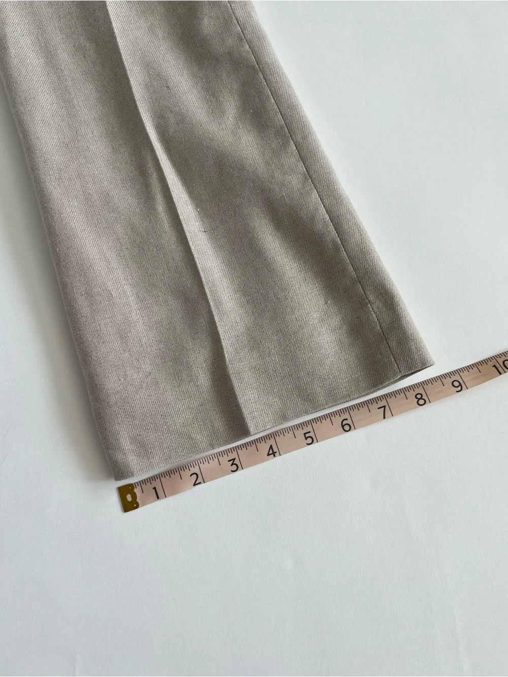 J. Crew Linen-Blend Light Taupe Hayden Dress Pants